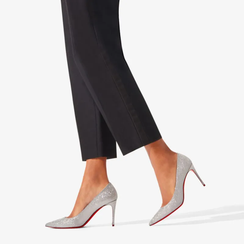 Elegant Silver Sculpted Pumps Description: sold by ArnoConti product image thumbnail 2