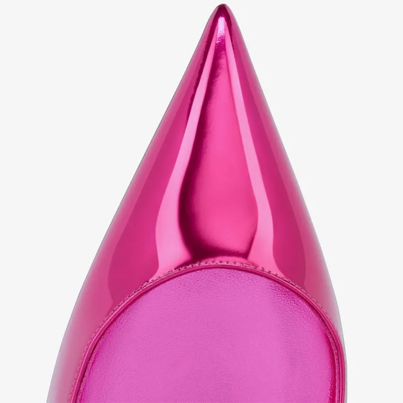 Glossy Pink Stiletto Pumps sold by ArnoConti product image thumbnail 4