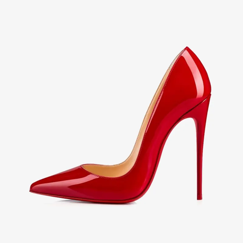Elegant Red Pointed Pumps sold by ArnoConti product image thumbnail 2