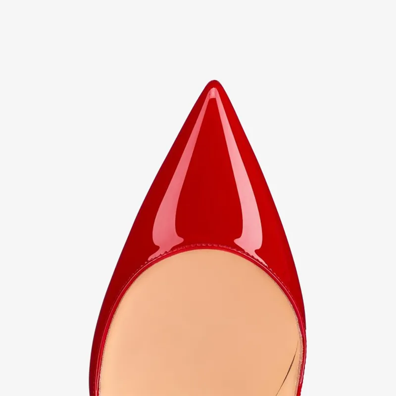 Elegant Red Pointed Pumps sold by ArnoConti product image thumbnail 3