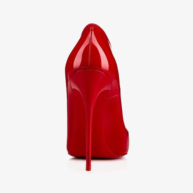 Elegant Red Pointed Pumps sold by ArnoConti product image thumbnail 4