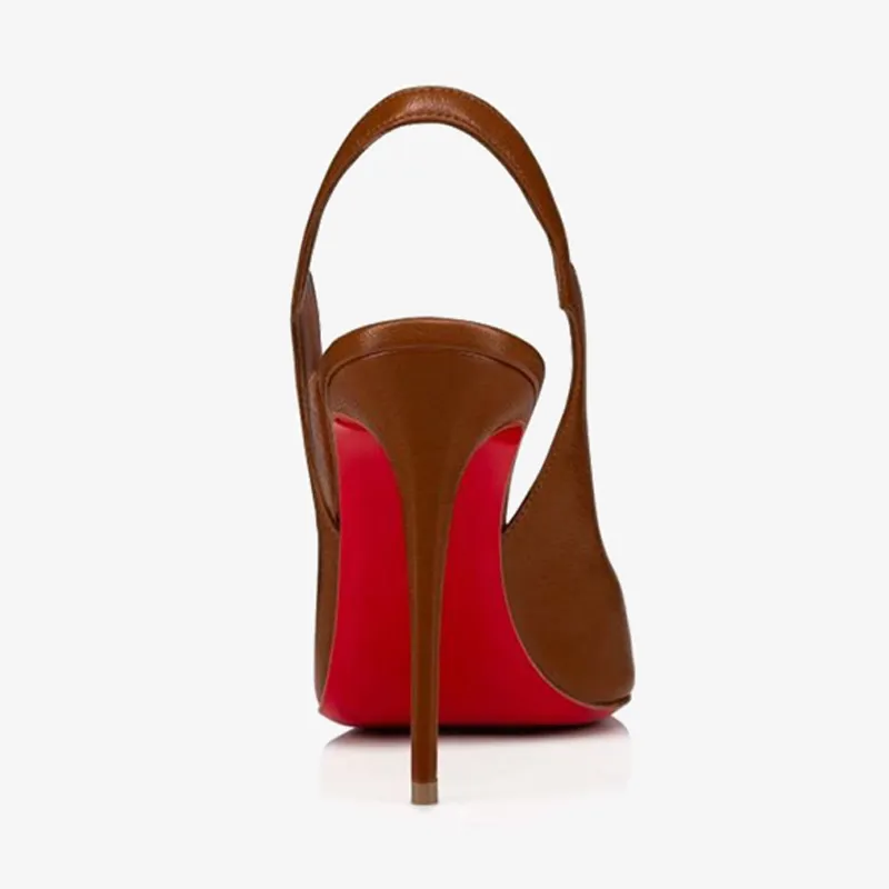 Sophisticated Brown Ankle Heels sold by ArnoConti product image thumbnail 4