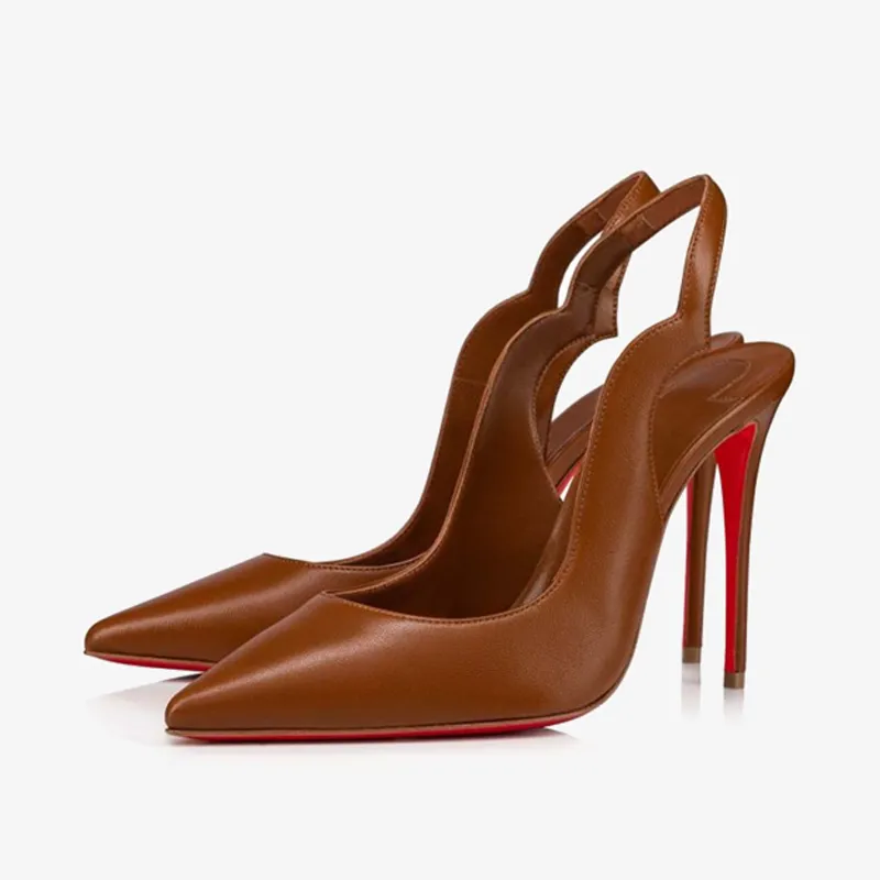 Sophisticated Brown Ankle Heels sold by ArnoConti product image thumbnail 5