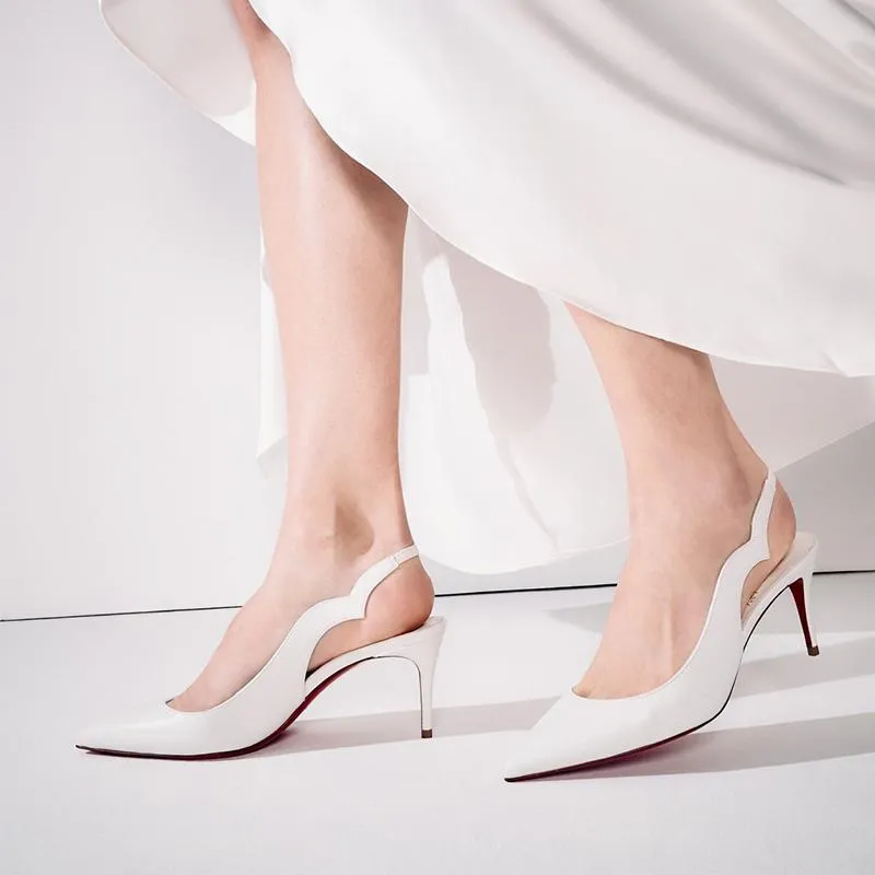 Trendy White Leather Pump sold by ArnoConti product image thumbnail 2
