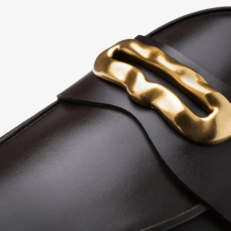 Elegant Cocoa Leather Loafers for Everyday Wear sold by ArnoConti product image thumbnail 3