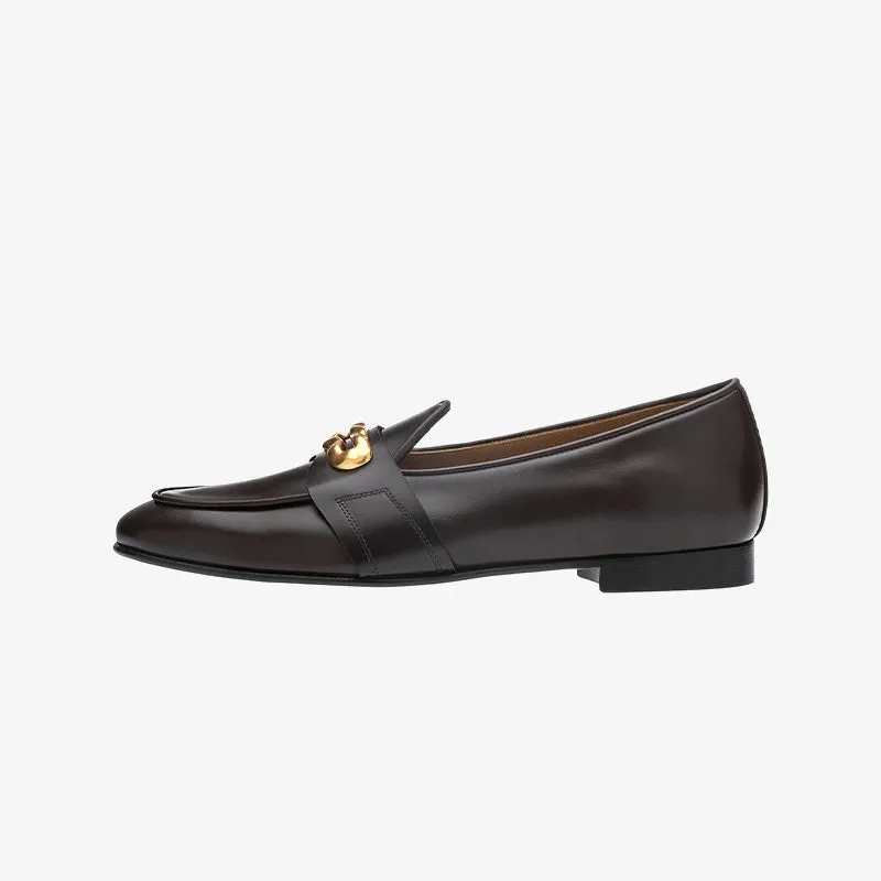 Elegant Cocoa Leather Loafers for Everyday Wear sold by ArnoConti product image thumbnail 2