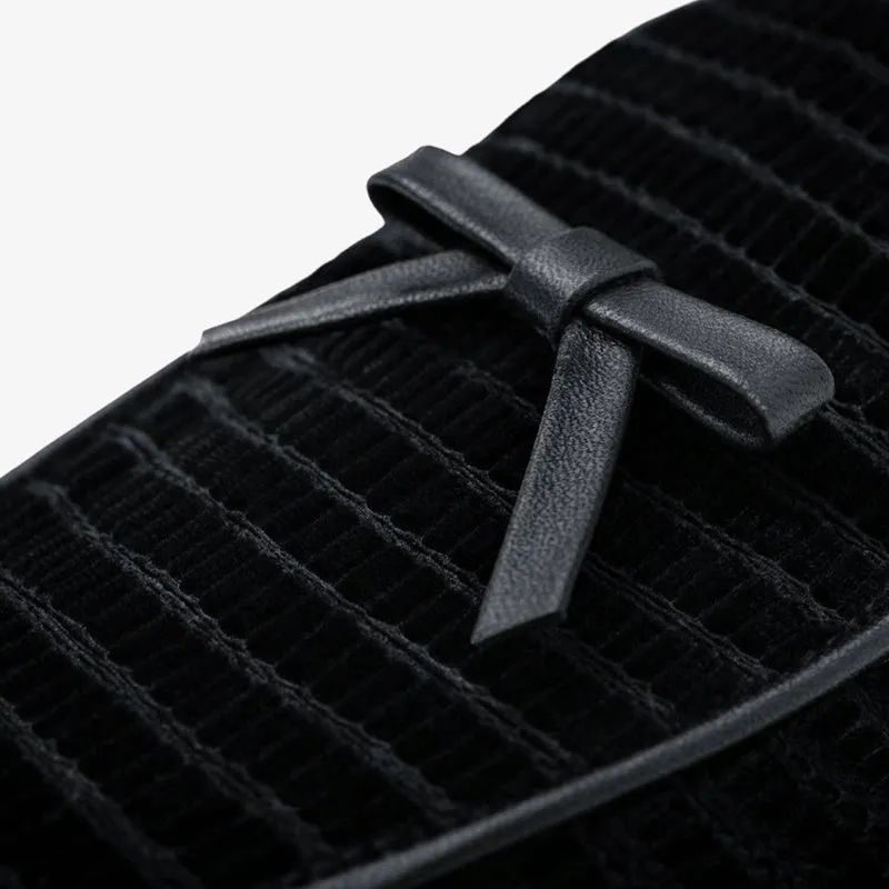 Luxury Black Evening Loafers in Soft Velvet sold by ArnoConti product image thumbnail 3
