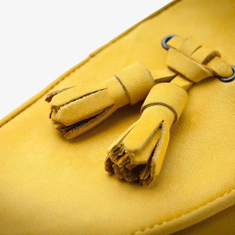 Soft Mustard Leather Loafers for Everyday Elegance sold by ArnoConti product image thumbnail 3