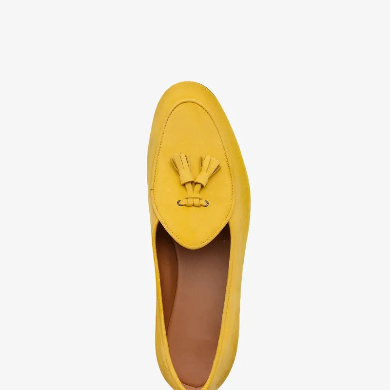 Soft Mustard Leather Loafers for Everyday Elegance sold by ArnoConti product image thumbnail 4