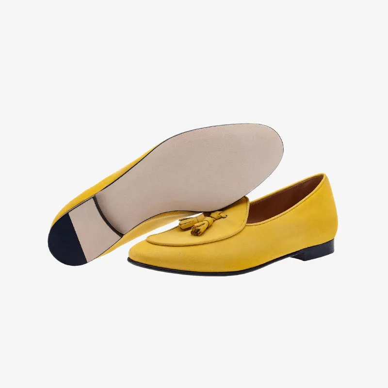 Soft Mustard Leather Loafers for Everyday Elegance sold by ArnoConti product image thumbnail 5