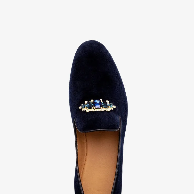Luxury Velvet Slip-On Loafers for Formal Wear sold by ArnoConti product image thumbnail 3