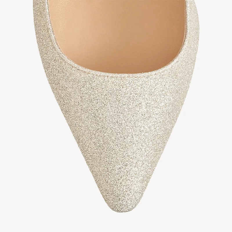 Beige Pointed-Toe Mid Heel Pumps for Everyday Elegance sold by ArnoConti product image thumbnail 5