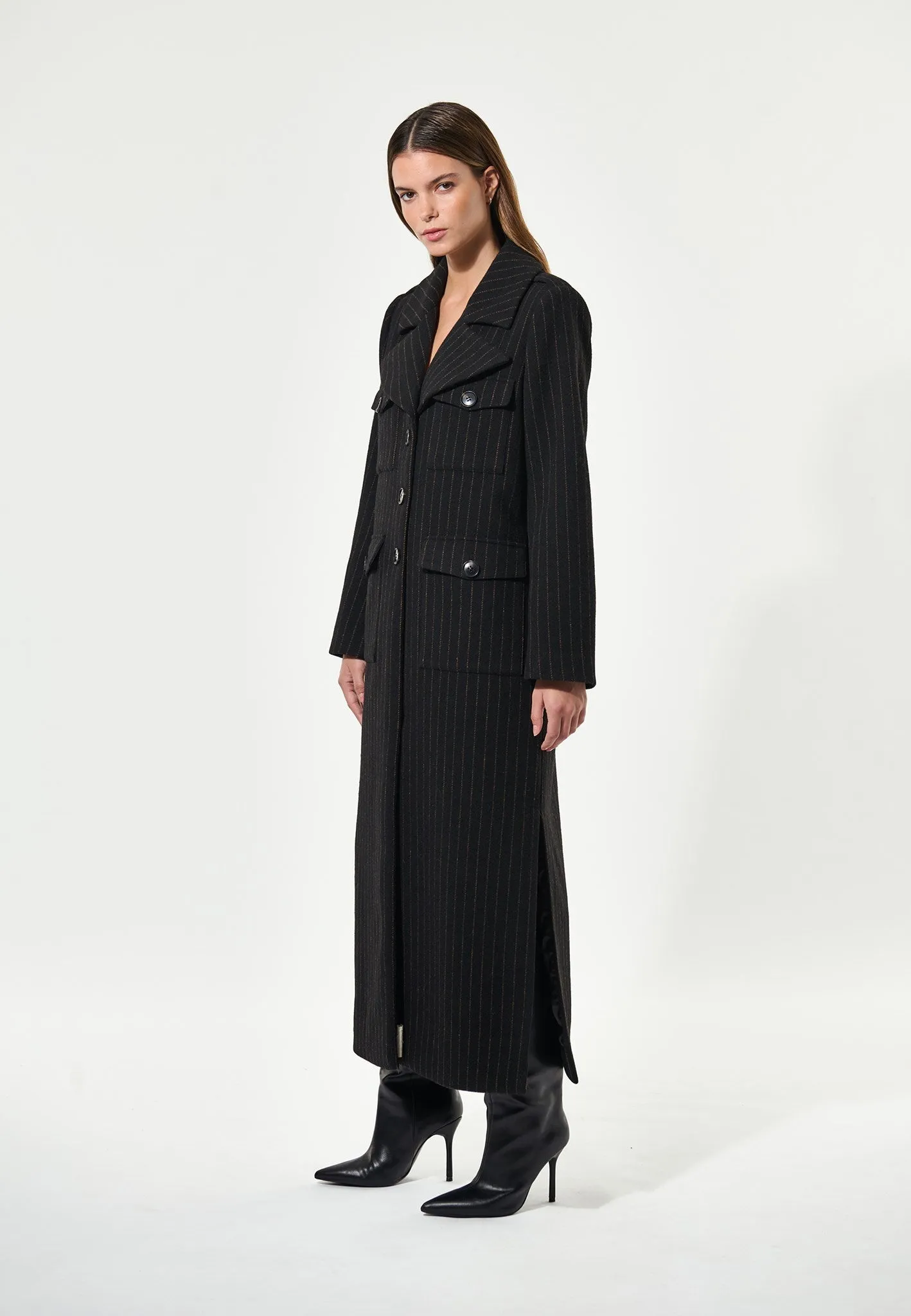 PetraDEA-Black Pinstripe sold by Dea Kudibal product image thumbnail 2