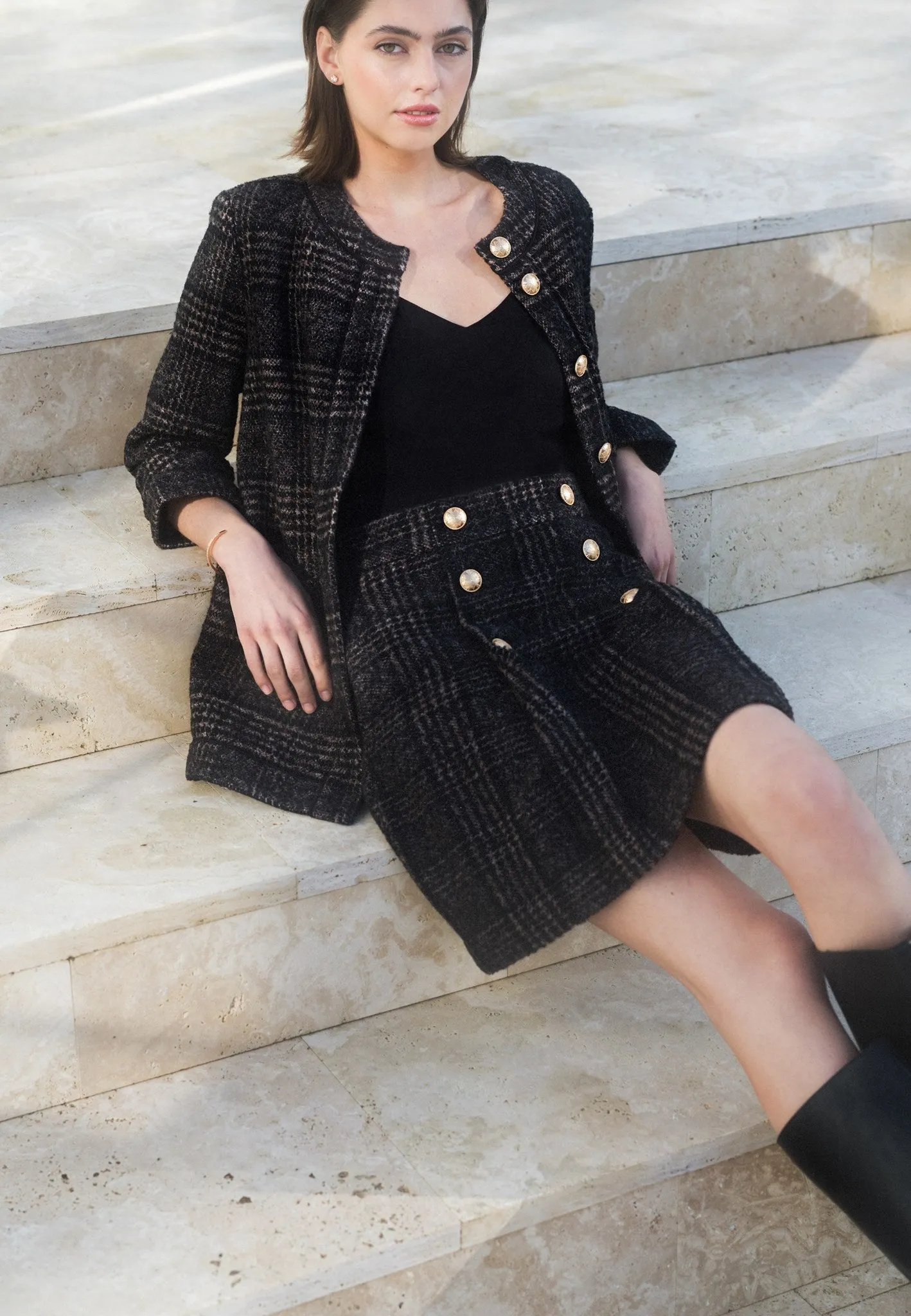 PatriziaDEA-Black Check sold by Dea Kudibal