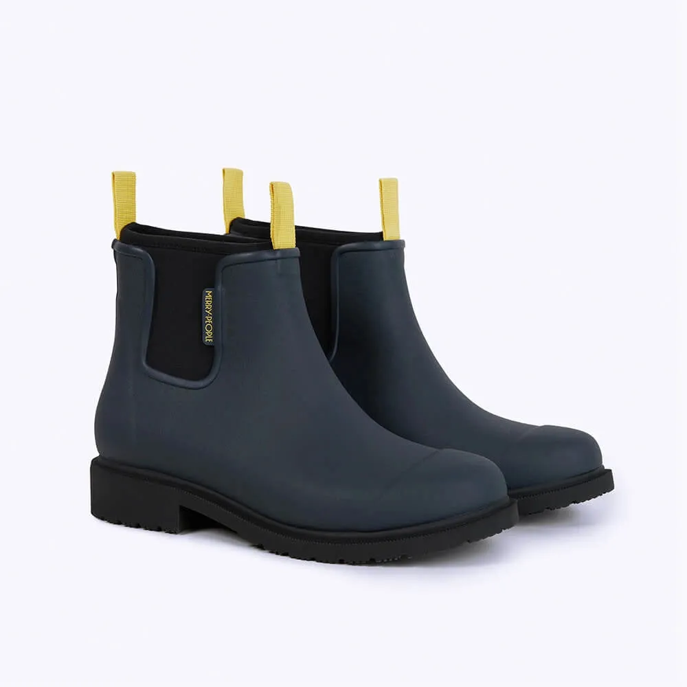 Bobbi Rain Boot // Midnight Blue sold by Merry People