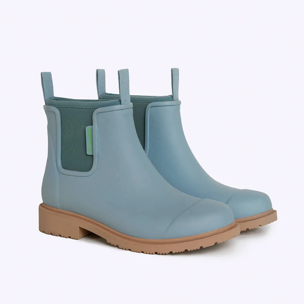 Bobbi Rain Boot // Seafoam sold by Merry People