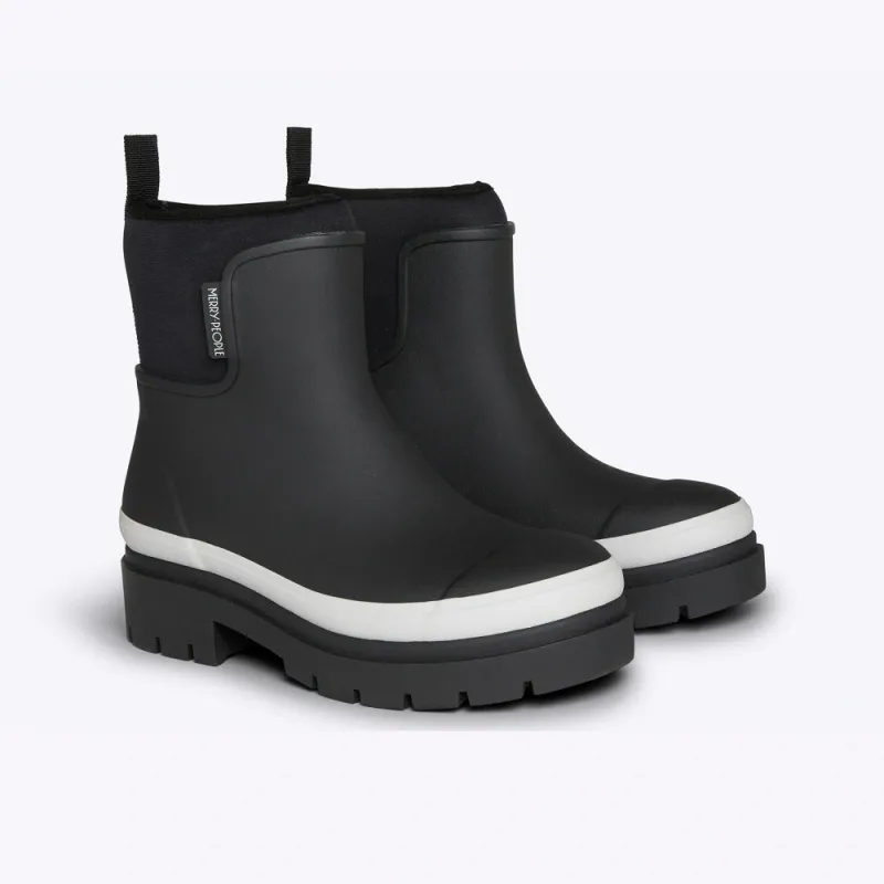 Tully Boot // Black & Gray [Retired] made by Merry People