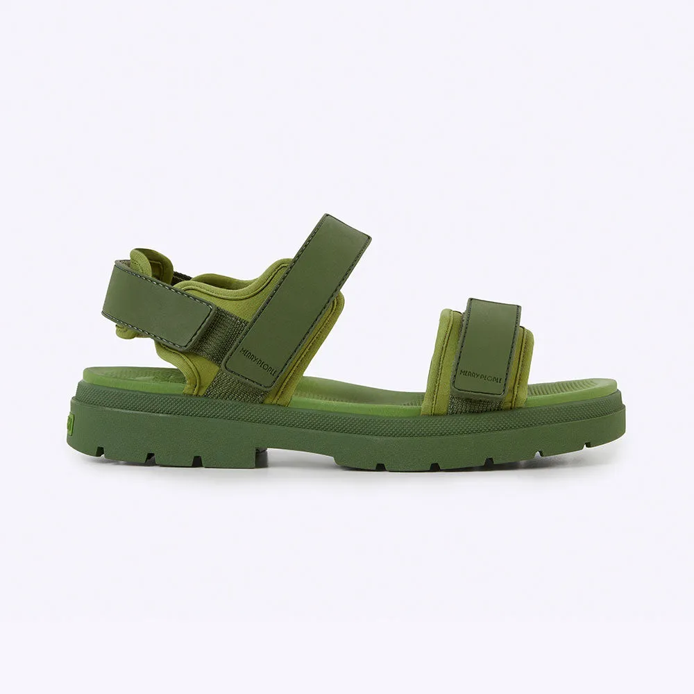 Lochie Sandal // Bright Olive sold by Merry People