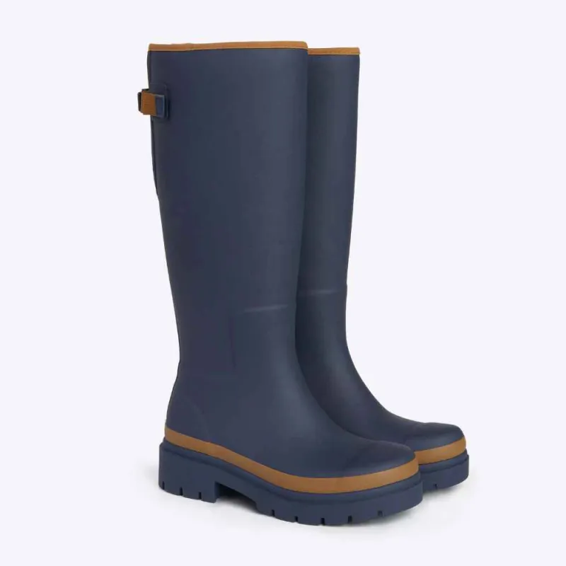 Fergie Tall Rain Boot // Oxford Blue made by Merry People