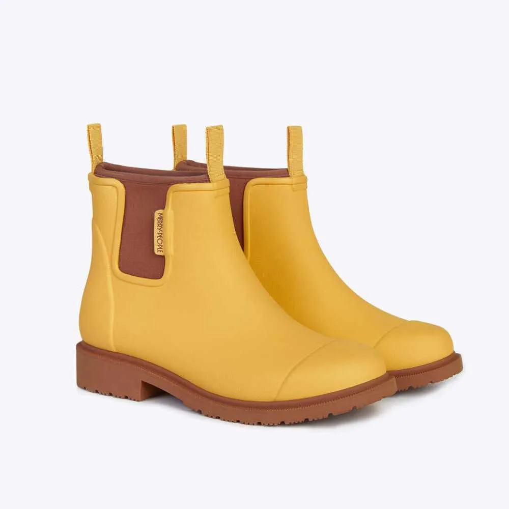 Bobbi Rain Boot // Sunflower Yellow sold by Merry People