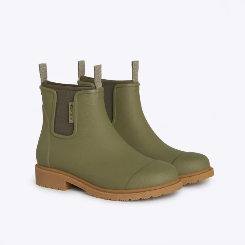Bobbi Rain Boot // Khaki Green made by Merry People