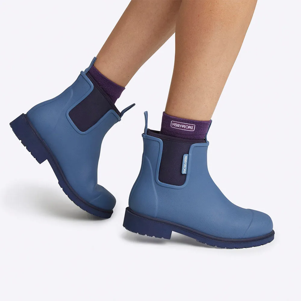 Bobbi Rain Boot // Denim Blue sold by Merry People product image thumbnail 5