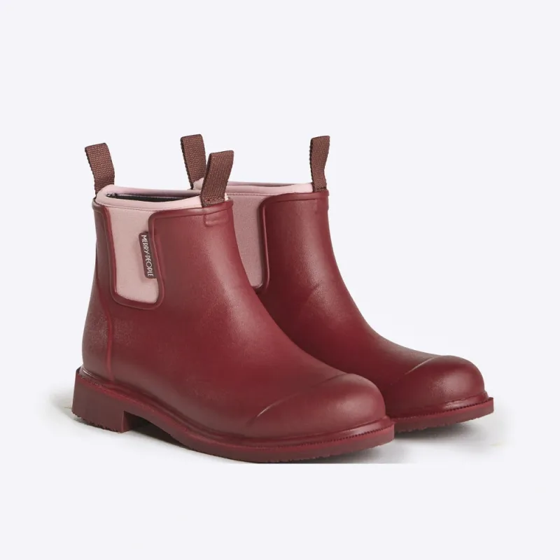 Bobbi Rain Boot // Beetroot & Light Pink [Retired] made by Merry People