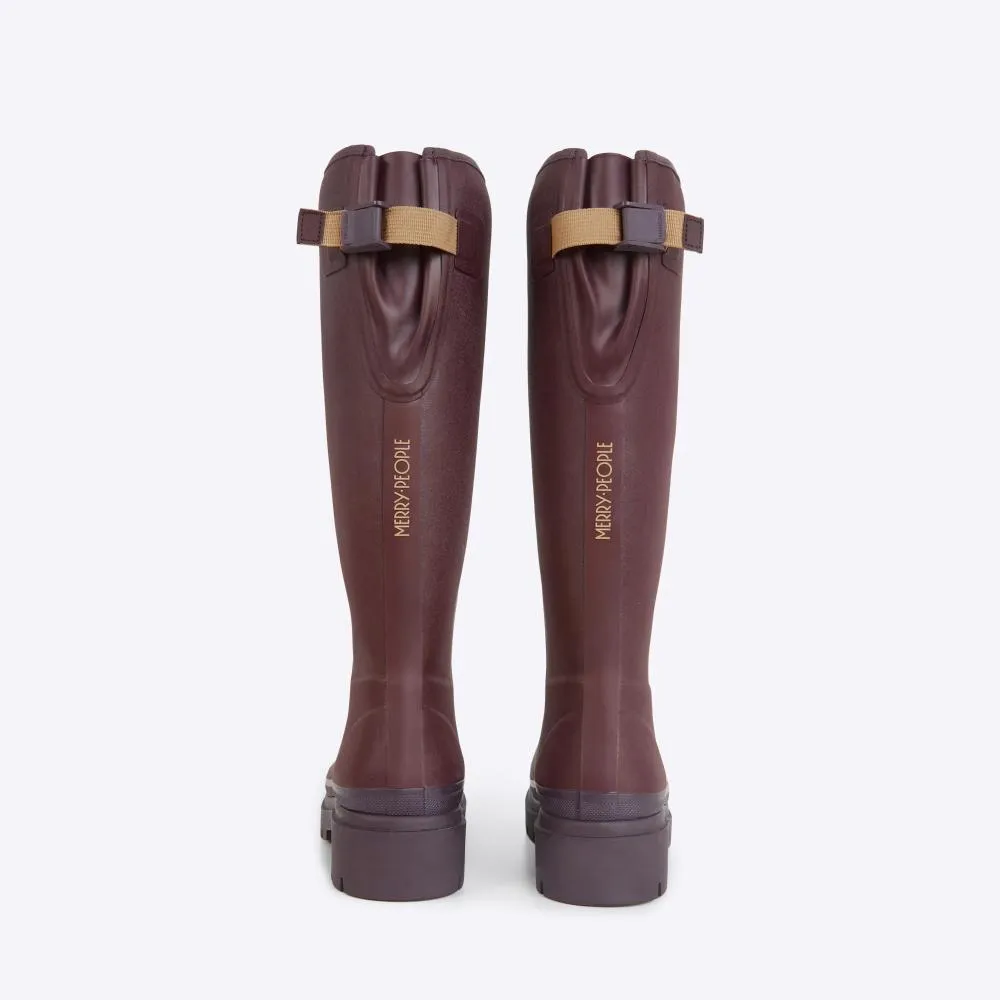 Fergie Tall Rain Boot // Dark Cherry sold by Merry People product image thumbnail 4