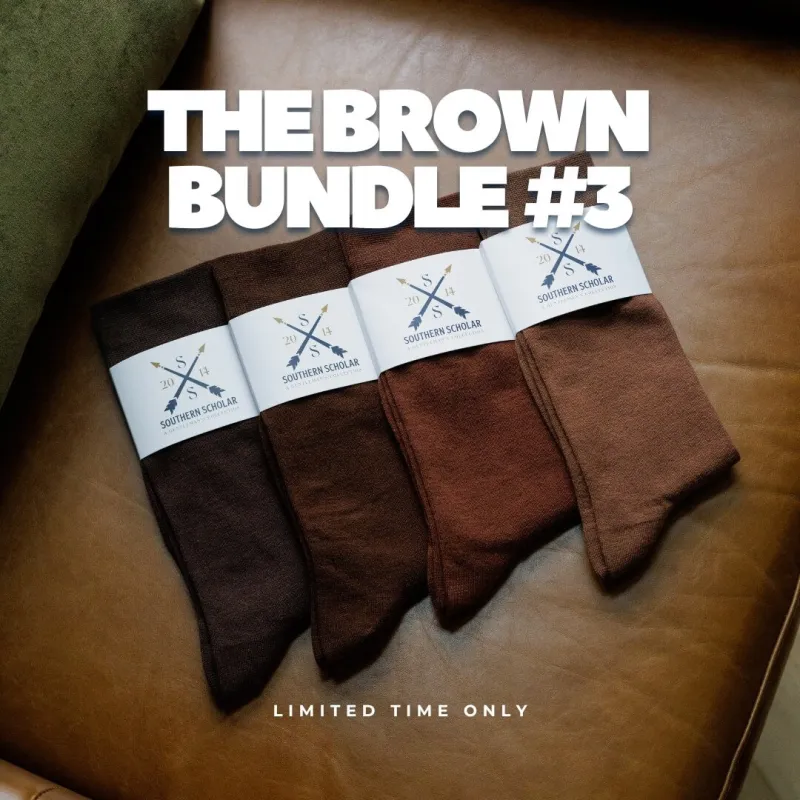 The Brown Bundle #3 (4-Pack) made by Southern Scholar