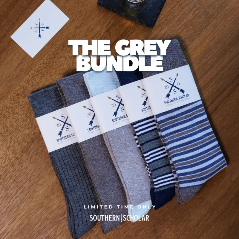The Grey Bundle (5-Pack) made by Southern Scholar