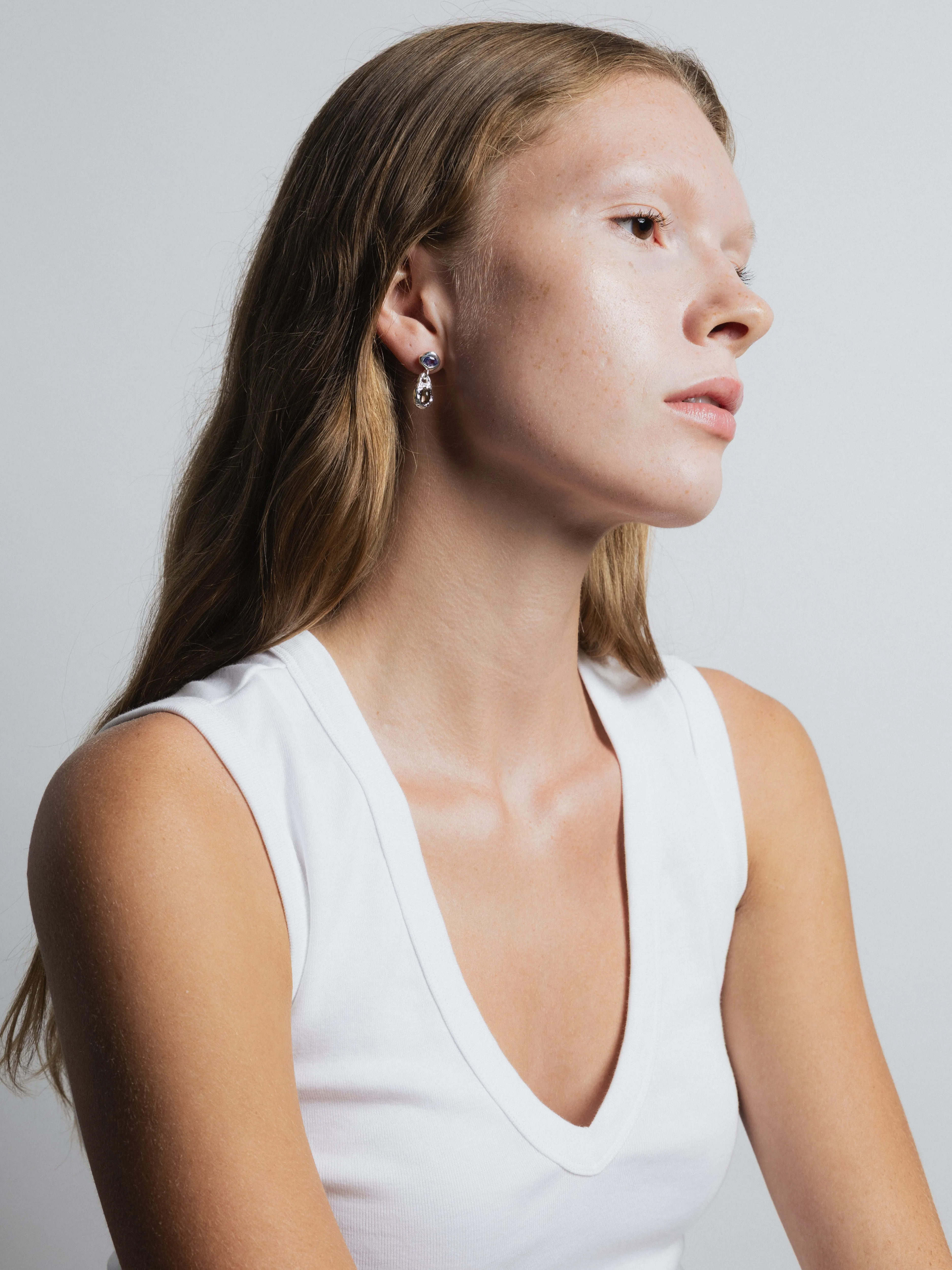Avery Earrings in Sterling Silver sold by Wolf Circus product image thumbnail 3