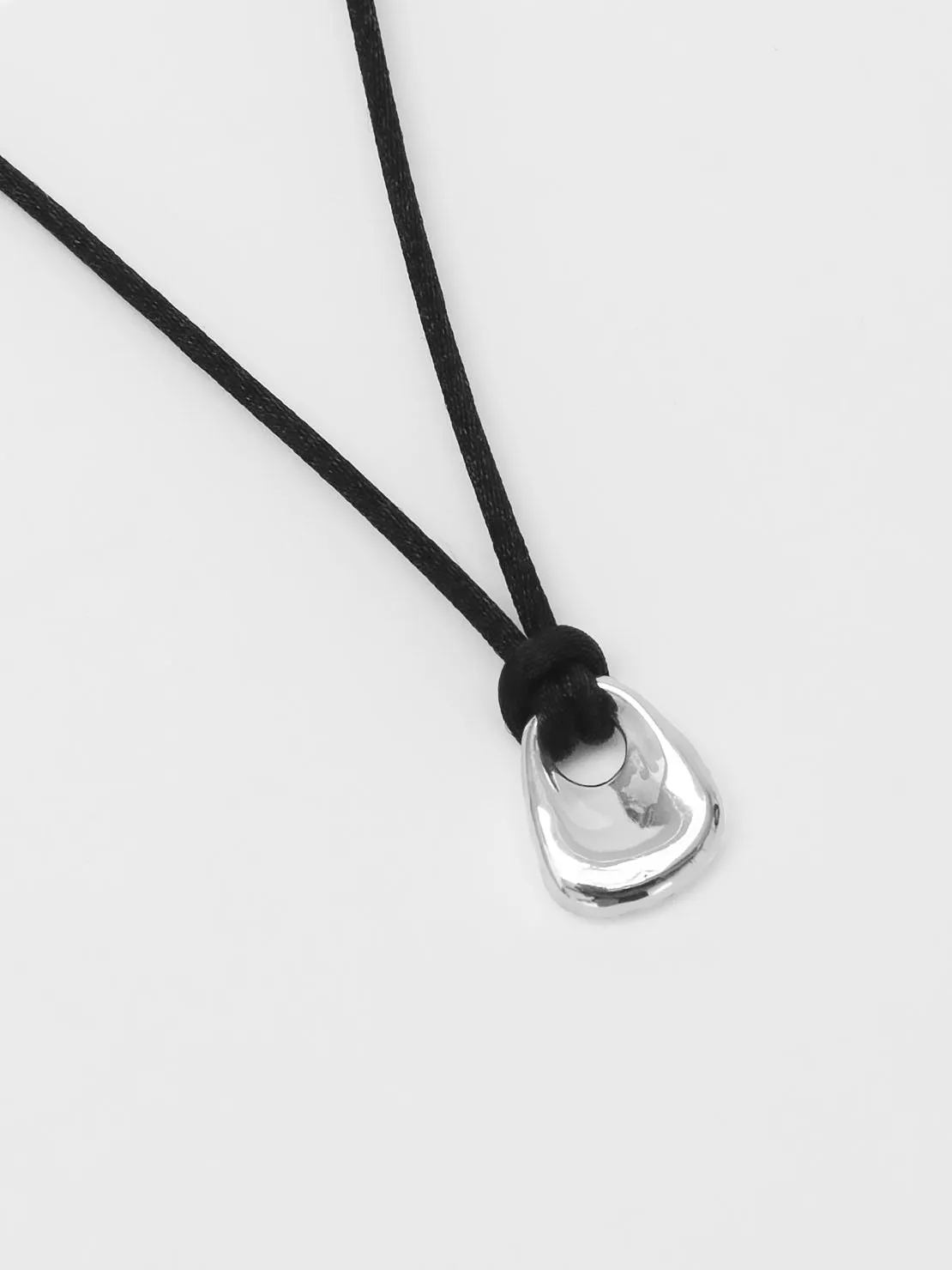 Odette Necklace in Black and Sterling Silver (Sample) sold by Wolf Circus product image thumbnail 5