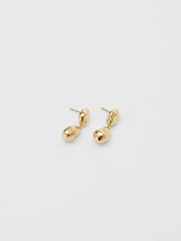 Pinto Earrings in Gold sold by Wolf Circus