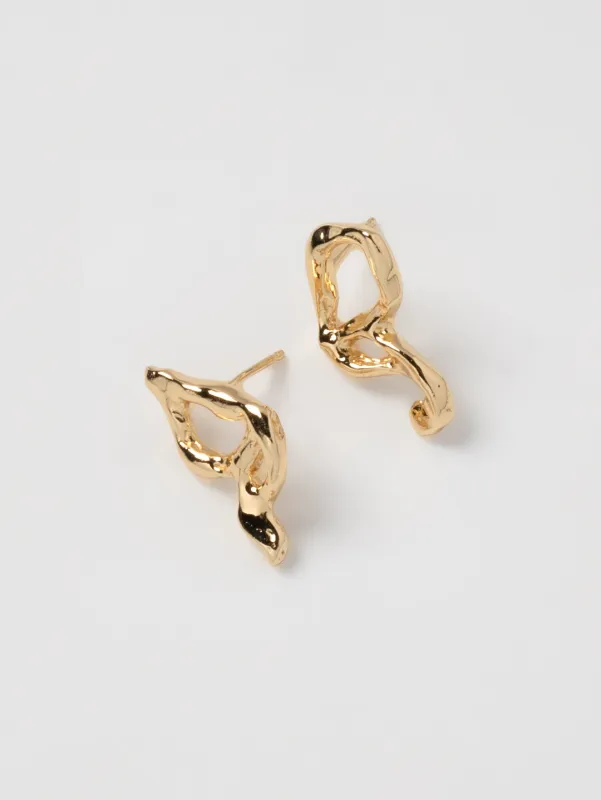 Butterfly Earrings in Gold (Sample) sold by Wolf Circus