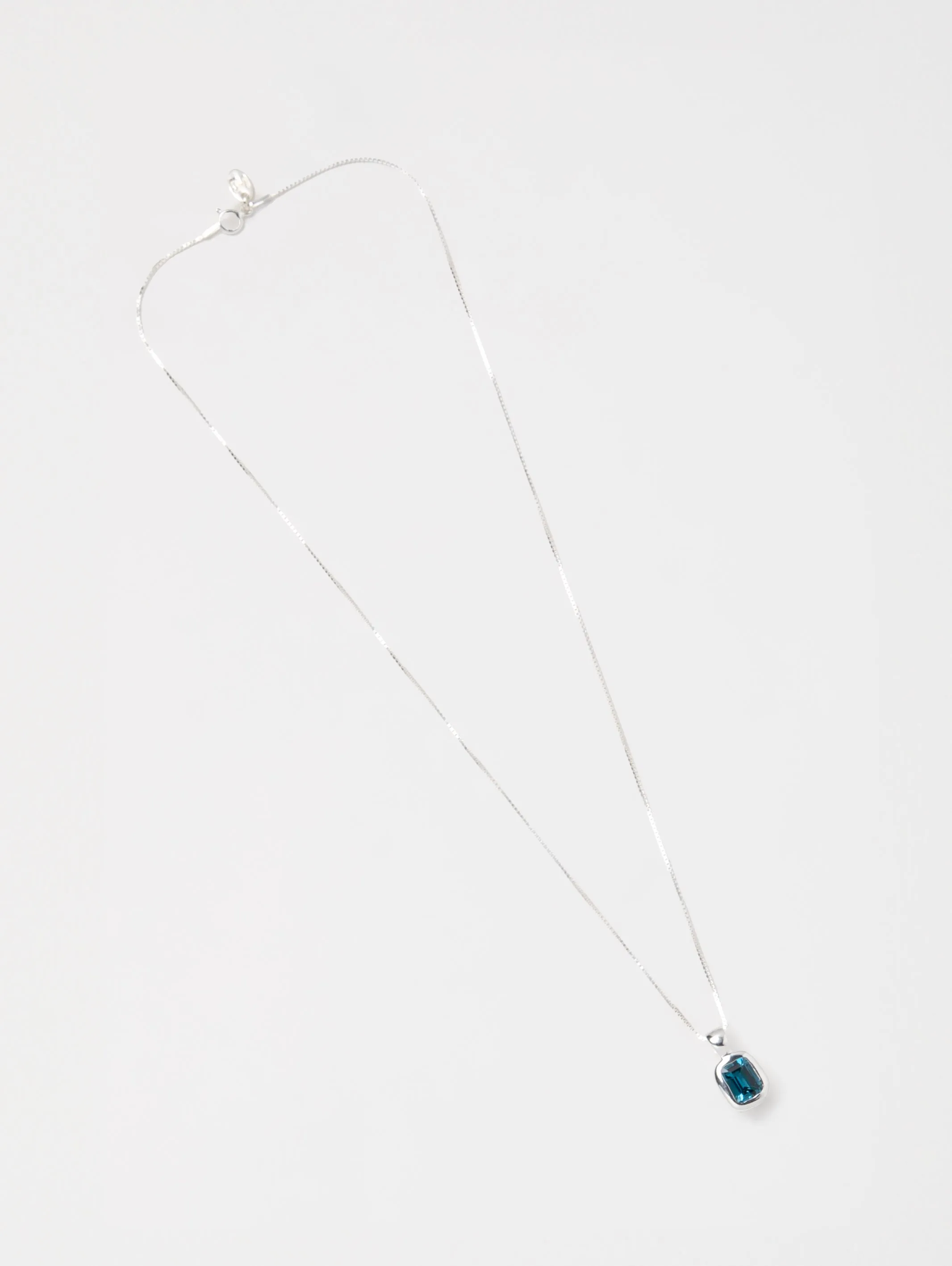 Freya Necklace in Blue Topaz and Sterling Silver (Sample) sold by Wolf Circus product image thumbnail 4