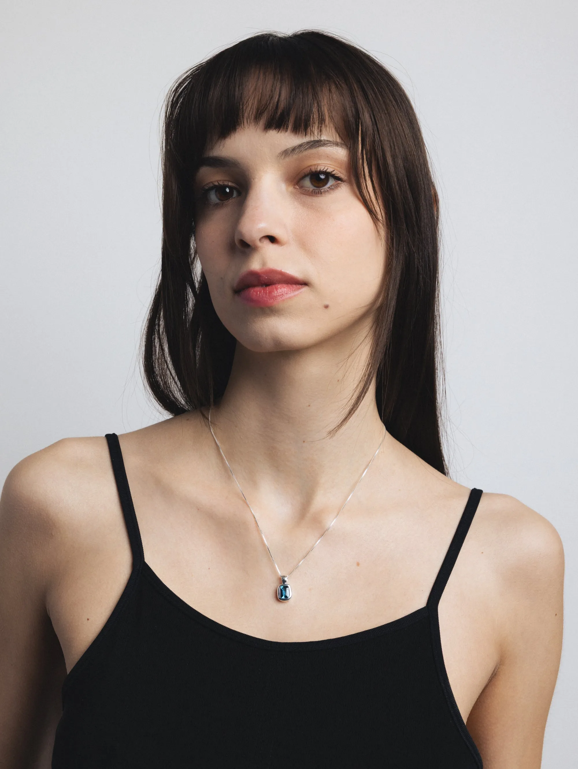 Freya Necklace in Blue Topaz and Sterling Silver (Sample) sold by Wolf Circus product image thumbnail 3