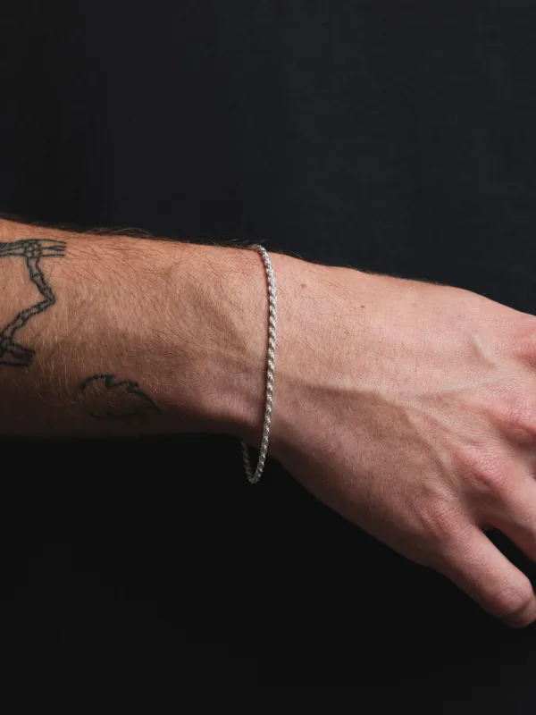 Simon Bracelet in Sterling Silver sold by Wolf Circus