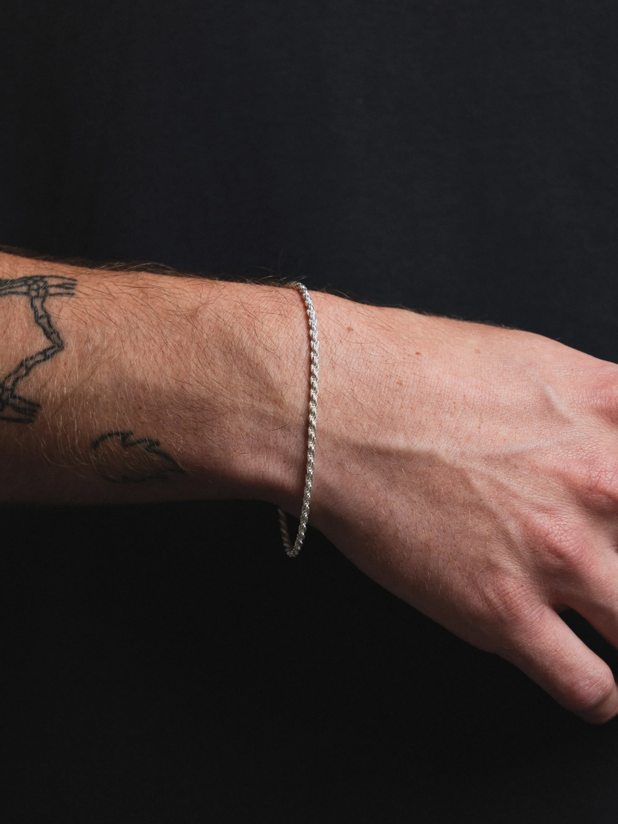 Simon Bracelet in Sterling Silver sold by Wolf Circus