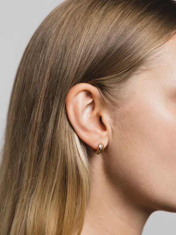 Small Bodie Earrings in Gold (Sample) sold by Wolf Circus