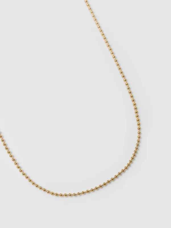 Ball Chain in Gold sold by Wolf Circus
