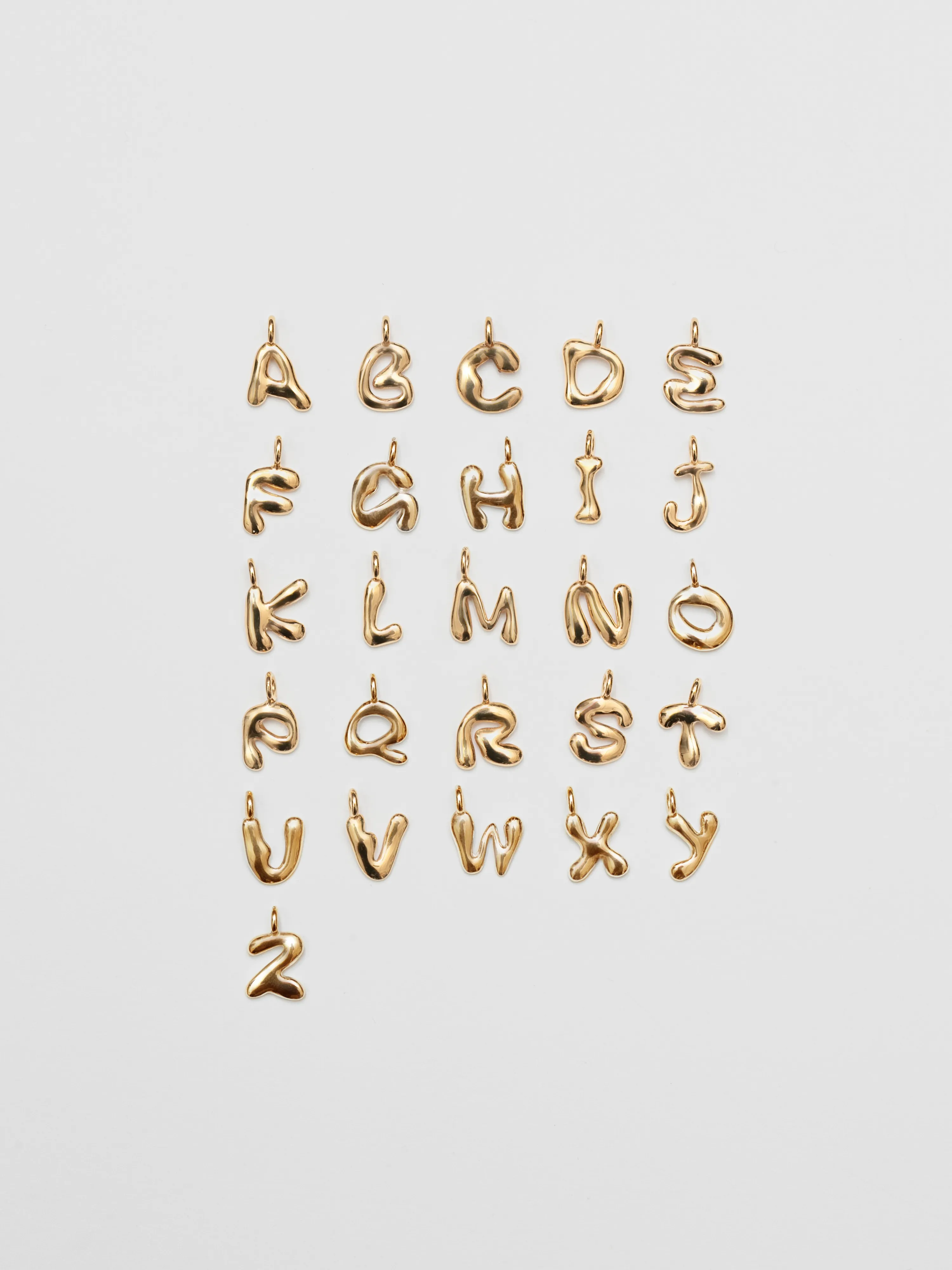 Alphabet Charm in 14k Gold Plated sold by Wolf Circus product image thumbnail 2
