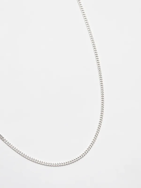 Curb Chain in Sterling Silver sold by Wolf Circus