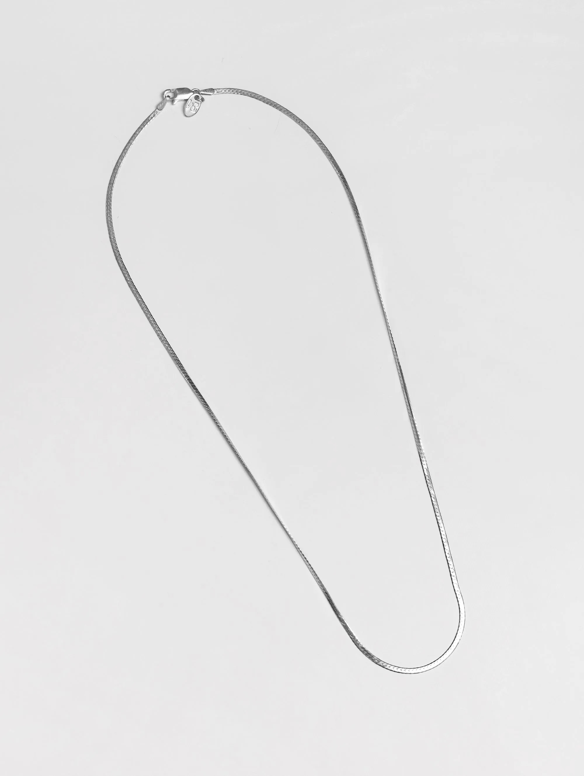 Thin Herringbone Chain in Sterling Silver sold by Wolf Circus product image thumbnail 5