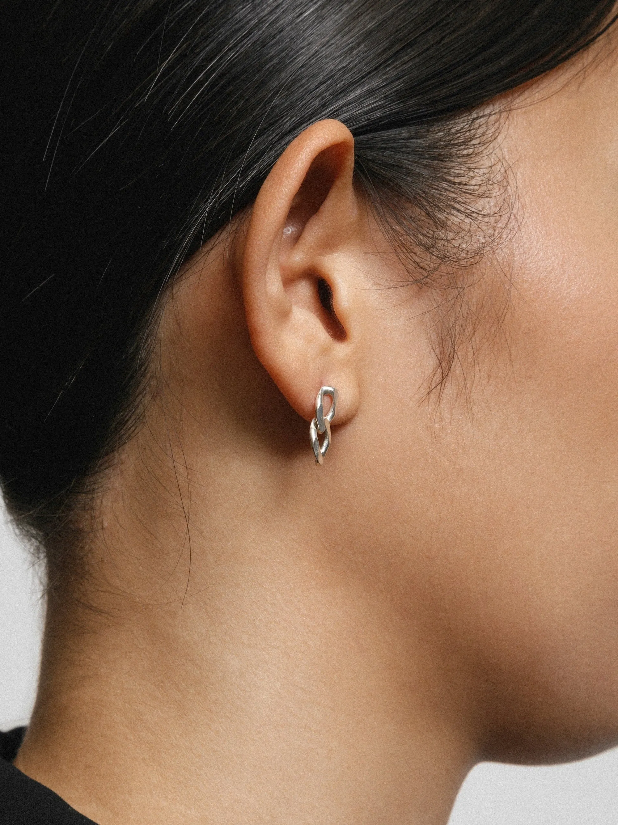 Link Stud in Sterling Silver sold by Wolf Circus product image thumbnail 5