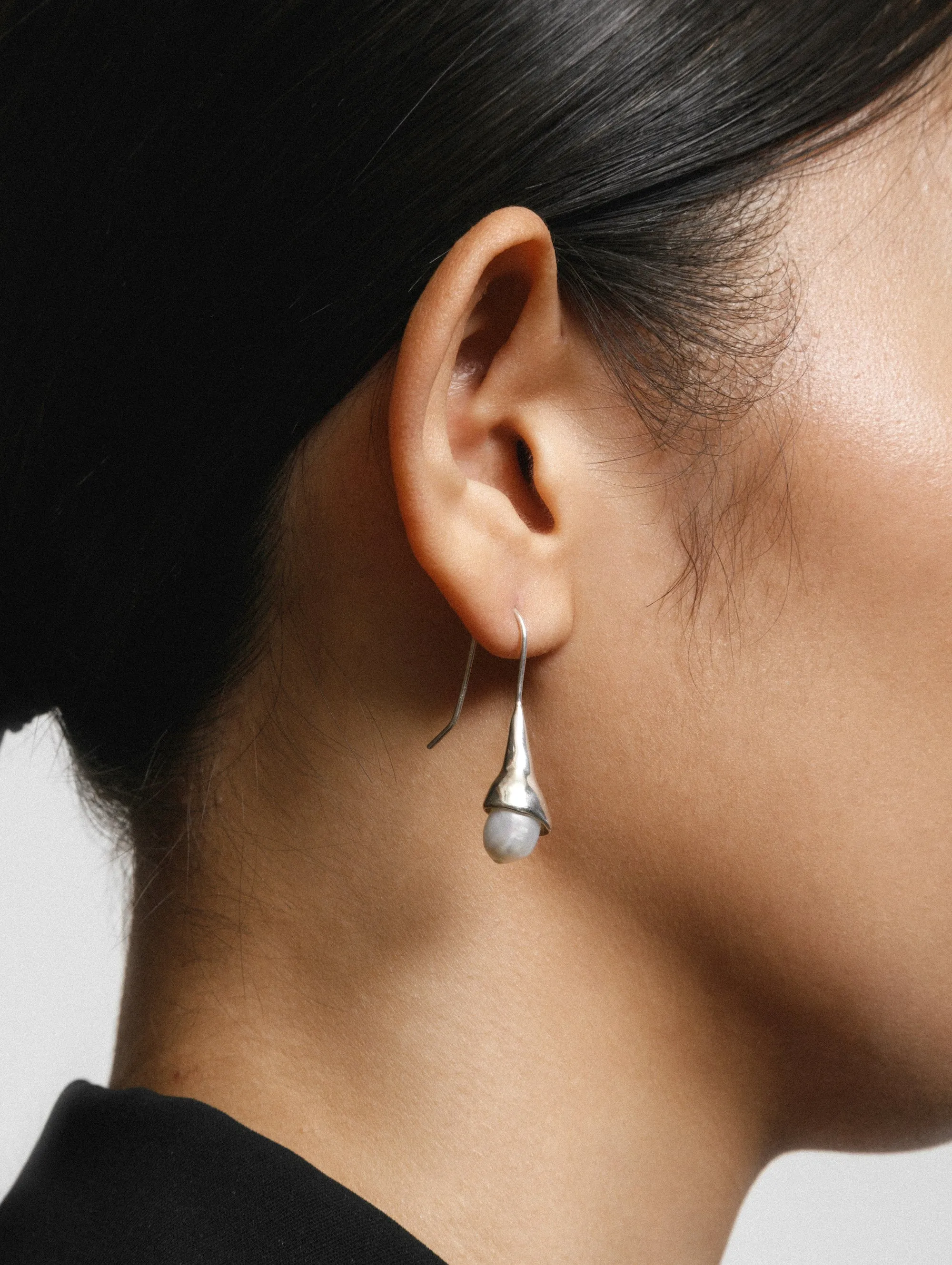 Anna Earrings in Sterling Silver sold by Wolf Circus product image thumbnail 3
