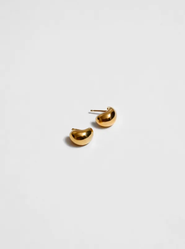 Small Remy Hoops in Gold (Sample) sold by Wolf Circus