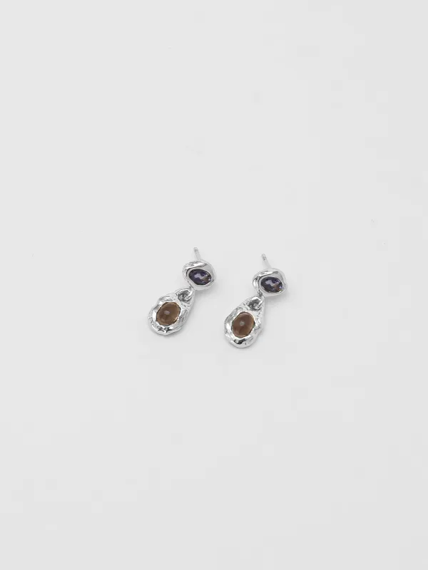 Avery Earrings in Sterling Silver (Sample) made by Wolf Circus