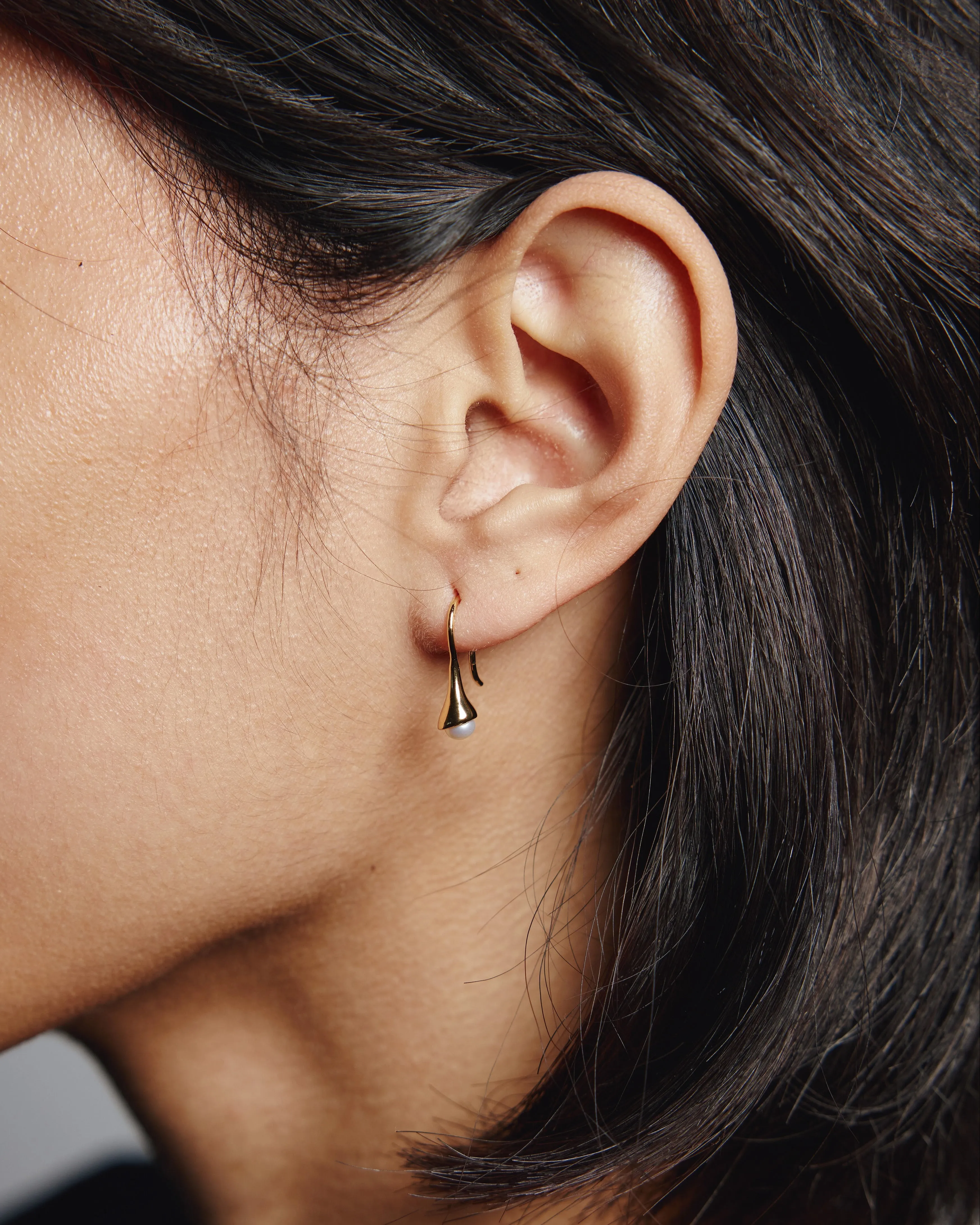 Small Anna Earrings in Gold sold by Wolf Circus product image thumbnail 4