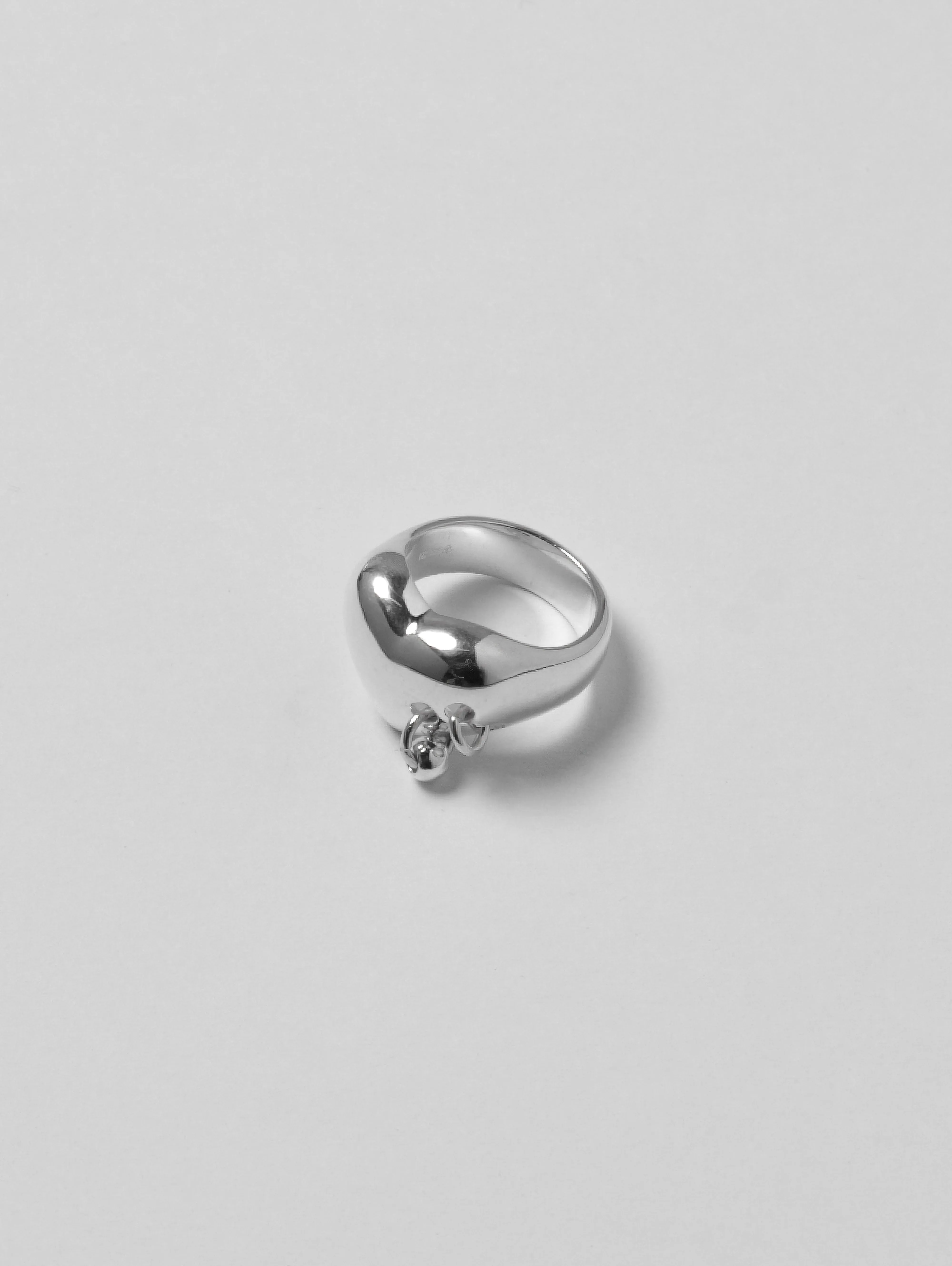 Pierced Heart Ring in Sterling Silver (Sample) sold by Wolf Circus product image thumbnail 2