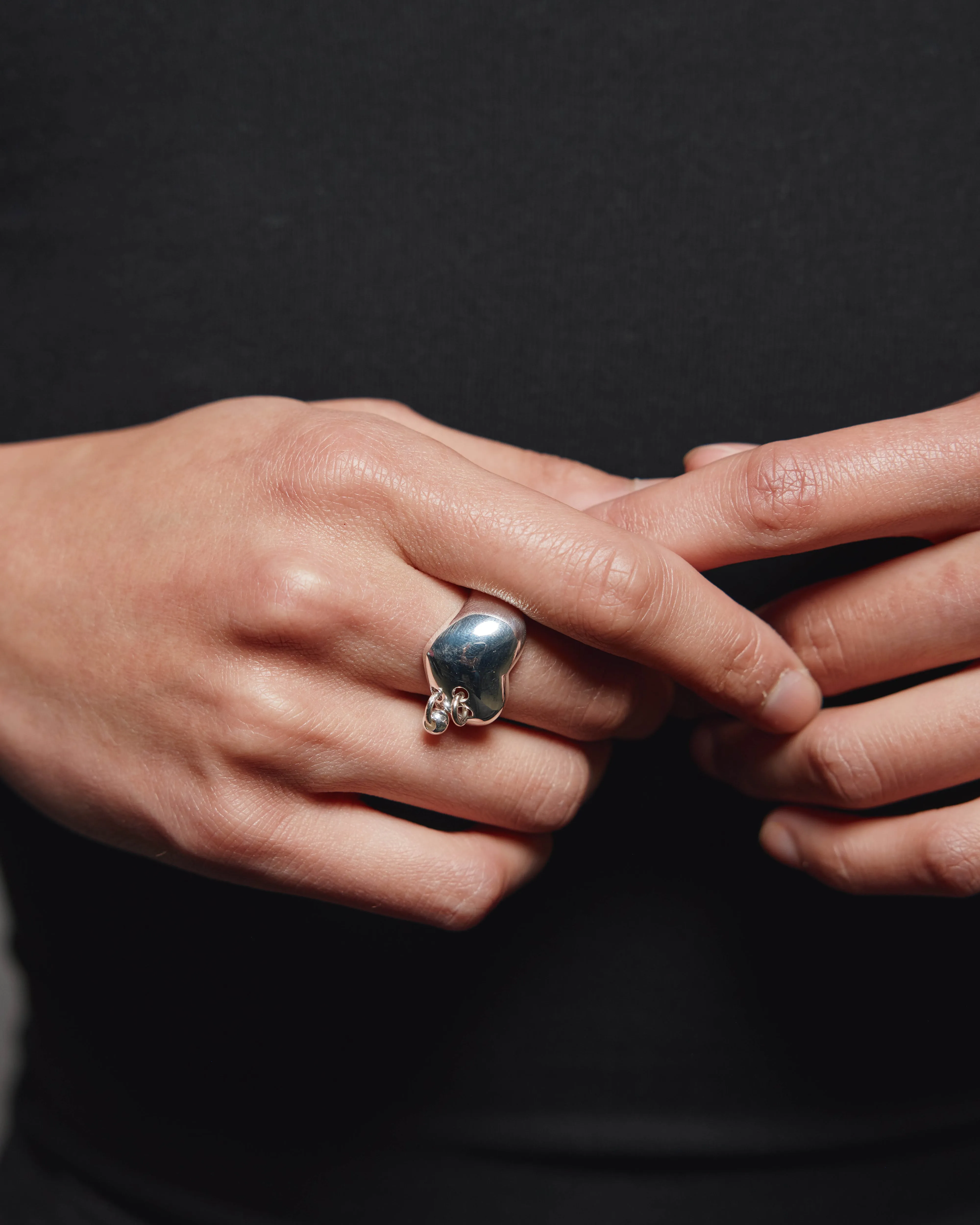 Pierced Heart Ring in Sterling Silver (Sample) sold by Wolf Circus product image thumbnail 3